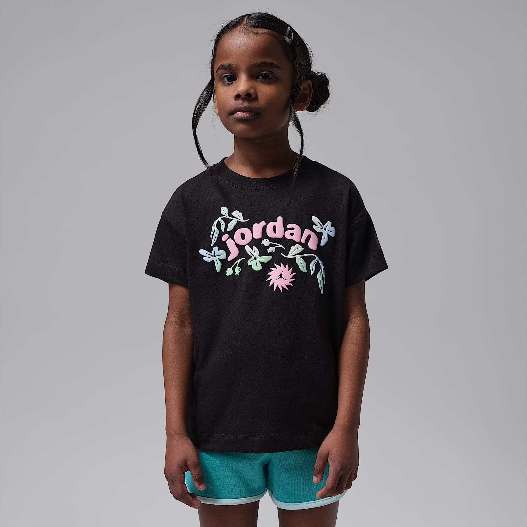 Jordan Little Kids' Puff Floral T-Shirt. Nike.com